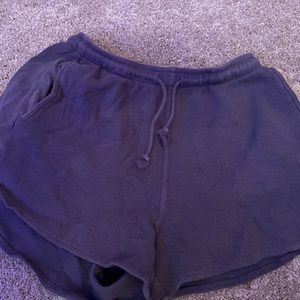 Navy brandy Melville summer thermal shorts *perfect condition*